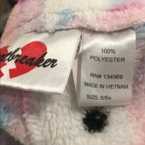 Girls cozy unicorn pj bottoms size 6/6x - Picture 3 of 3